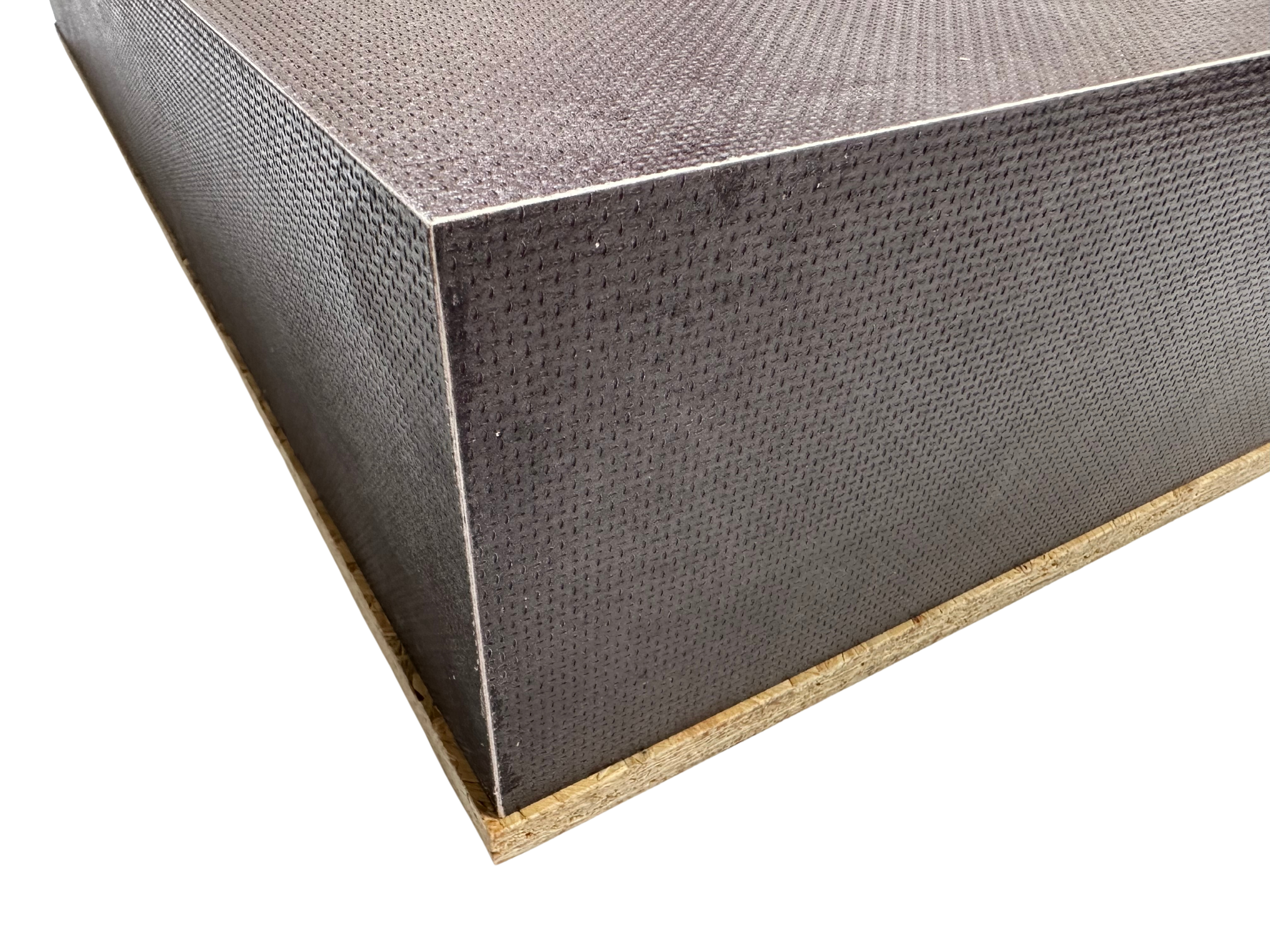Dettaglio del materiale di un cerasonar installation frame (backbox)